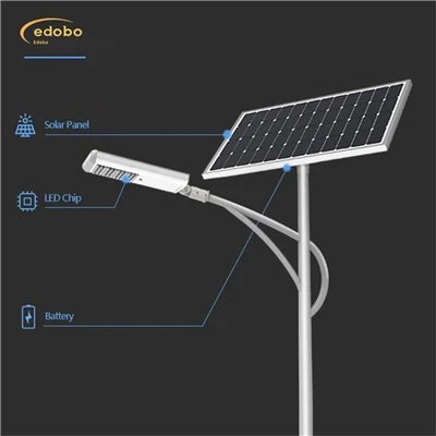 LED ulično svjetlo s litijumskom baterijom Solarno ulično svjetlo